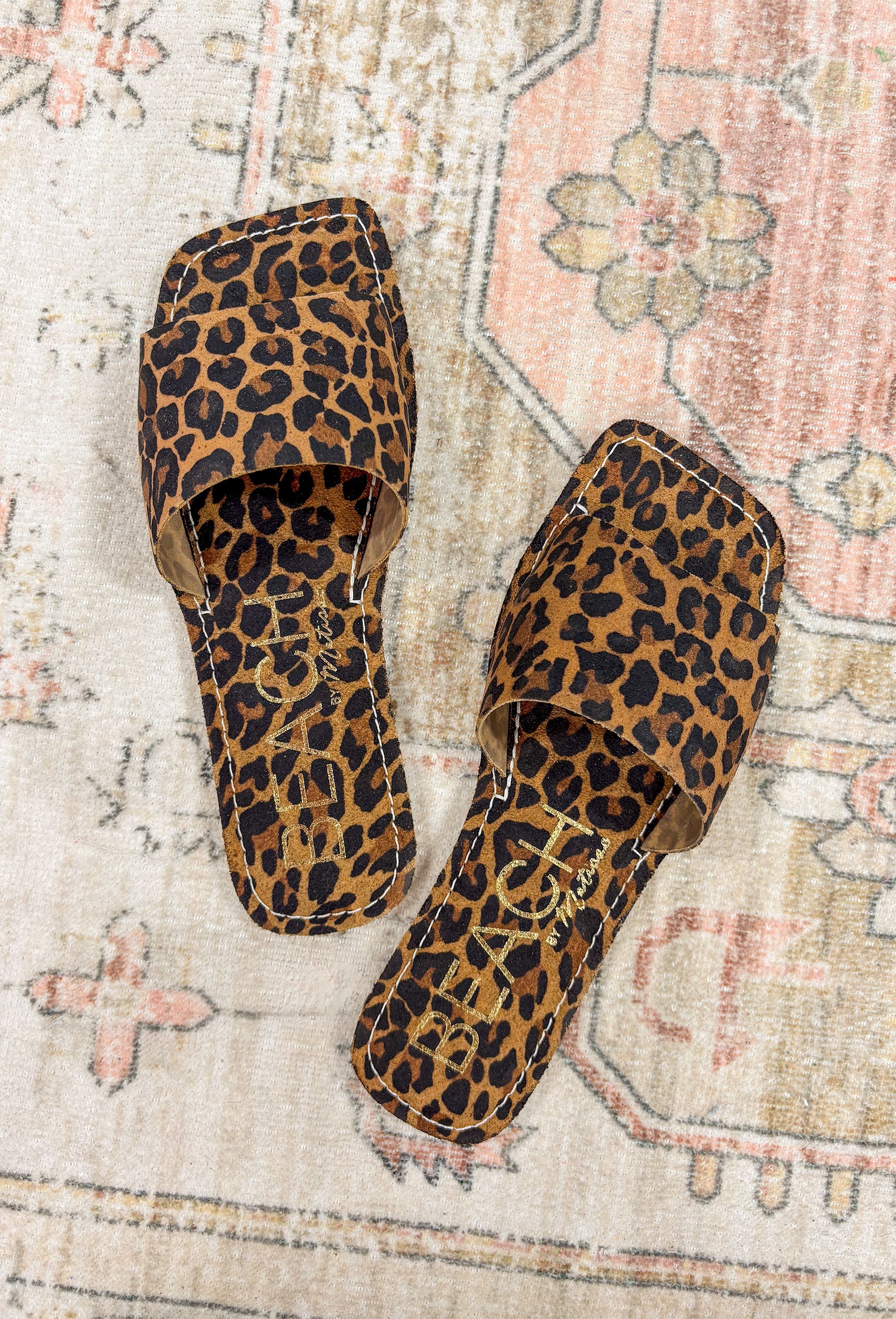 Beach By Matisse Bali Leopard Sandals - Groovy's