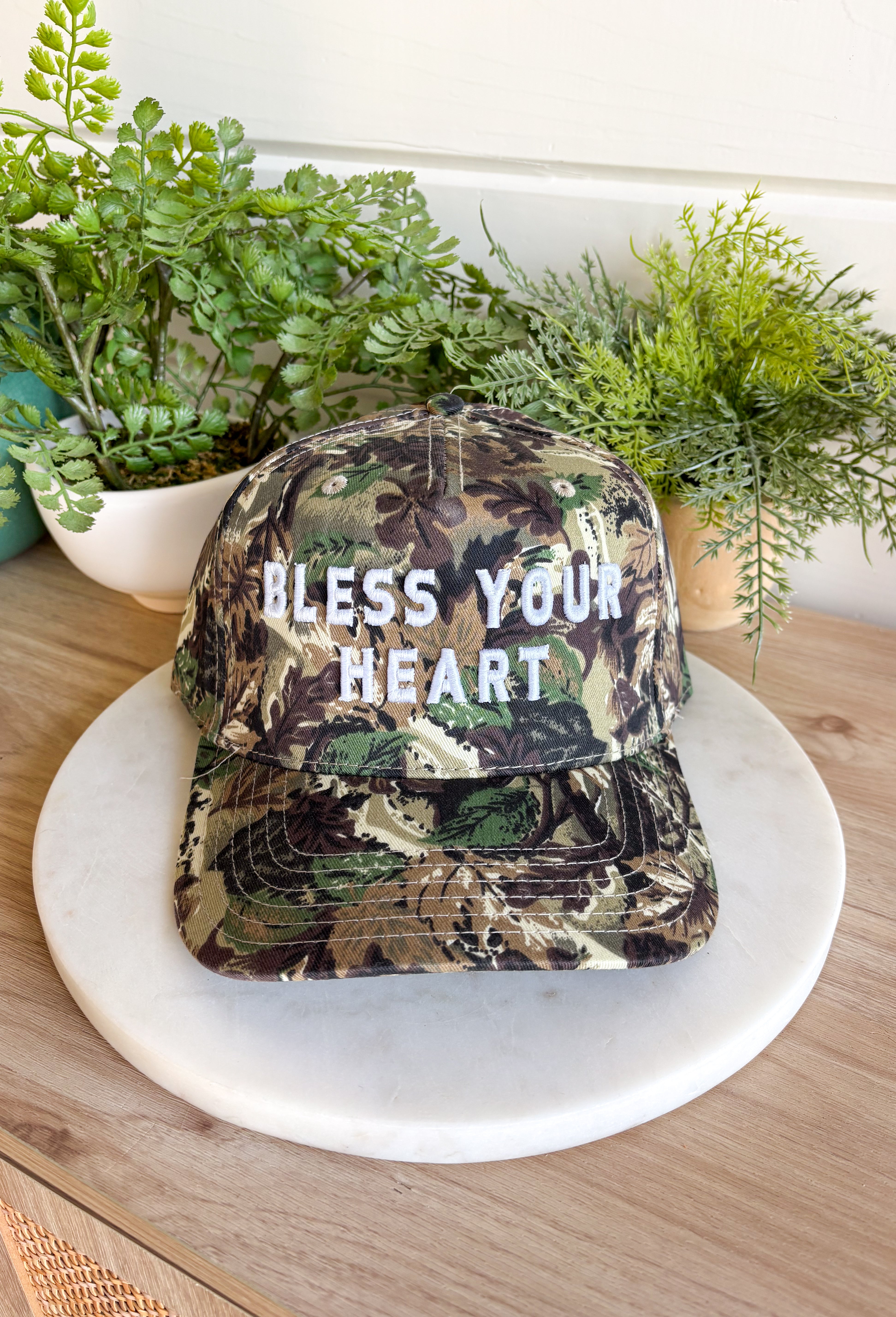 Bless Your Heart Trucker Hat - Groovy's