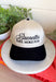 This trucker hat is bringing the attitude—in the best way! Featuring “Brunettes Have More Fun” embroidered across the front, it’s the perfect mix of playful and a little bold. The tan base with a black bill keeps it easy to style, while the statement graphic does all the talking. Whether you're heading out for errands, a casual day with friends, or just embracing your brunette era, this hat adds that fun finishing touch. 