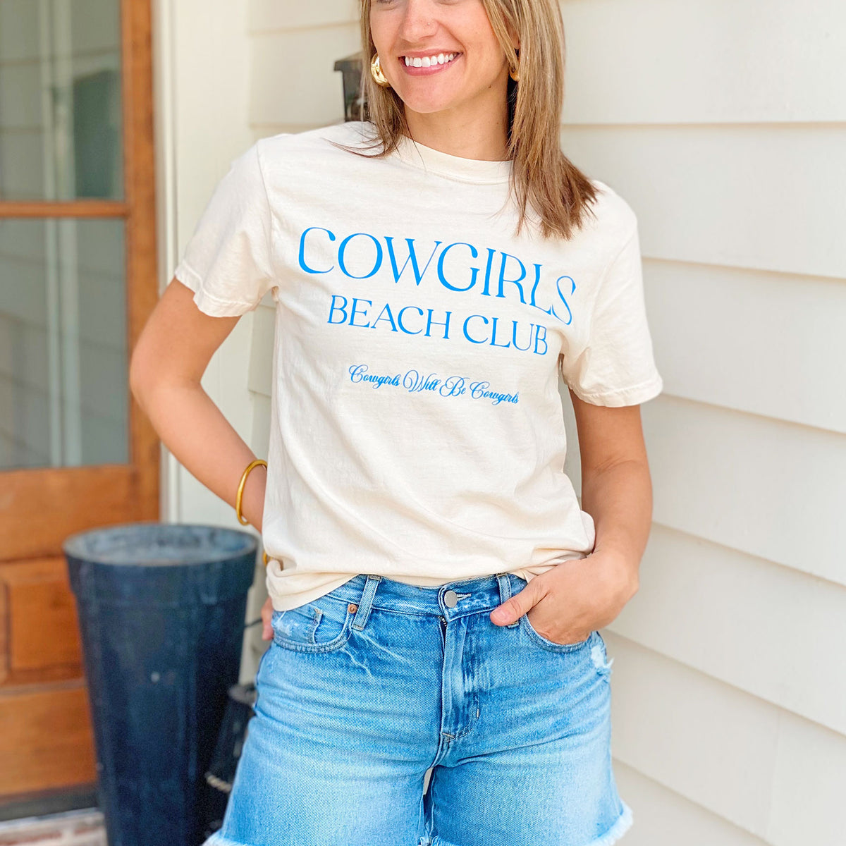 Charlie Southern: Cowgirls Beach Club T-Shirt, Groovy's