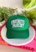 Claim the title loud and proud! This green trucker hat features “Favorite Parent” in bold white bubble letters for a playful, confident statement. It’s fun, lighthearted, and guaranteed to spark a few laughs at pickup line or the next family outing. The green color keeps it fresh and easy to style, while the breathable mesh backing and adjustable fit make it comfortable for everyday wear. 