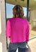 Nothing says cozy season like a classic fuchsia sweater, and this timeless knit from Double Zero is one you'll reach for again and again. Designed in a fuchsia hue, this effortlessly versatile sweater features exposed seam detailing that adds a modern touch to its classic silhouette. Ribbed trim at the neckline and cuffs provides a polished finish, while the soft knit construction keeps you warm and comfortable all day long.