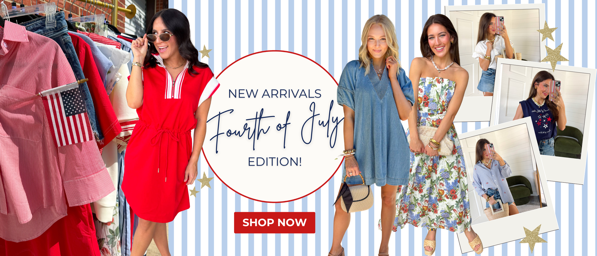 4th of july new arrivals red white and blue 