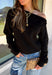 A timeless black sweater is a wardrobe essential, and this classic knit from Double Zero is one you'll wear season after season. Designed with an elegant boat neckline, this versatile sweater offers an effortlessly polished look that's easy to dress up or down. The soft knit fabric provides all-day comfort, while the ribbed hem and cuffs add a refined finishing touch. 