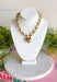 A classic heart gets a bold update with this chunky gold chain necklace. The statement-making chain is finished with a gold heart pendant, creating a simple but eye-catching look that’s easy to wear with just about anything. The shorter length makes it perfect for showing off with sweaters, blouses, and dresses while adding plenty of shine around the neckline. Wear it on its own as your statement piece or mix it into a layered necklace stack for a little extra gold.