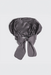 Kitsch Adjustable Oversized Satin Bonnet in Charcoal - Groovy's