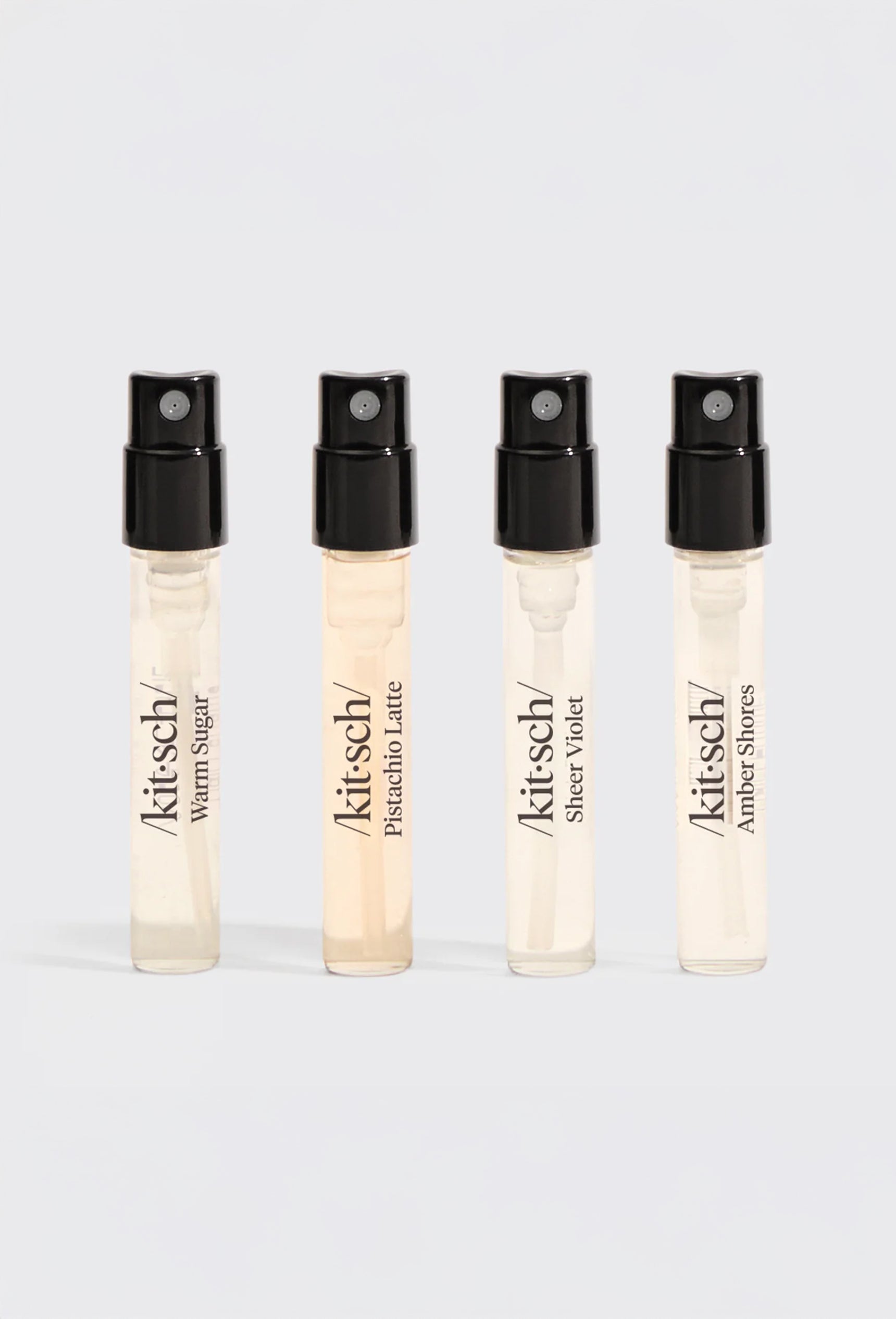 Meet your super-powered hair scent. Powered by a patented odor-eliminating technology, this Hair Perfume quickly refreshes your hair in between washes. Choose from Warm Sugar, Pistachio Latte, Sheer Violet, and Amber Shores to find your signature scent, or mix and match to create your own—just spritz and second-day hair will smell as fresh as day one.