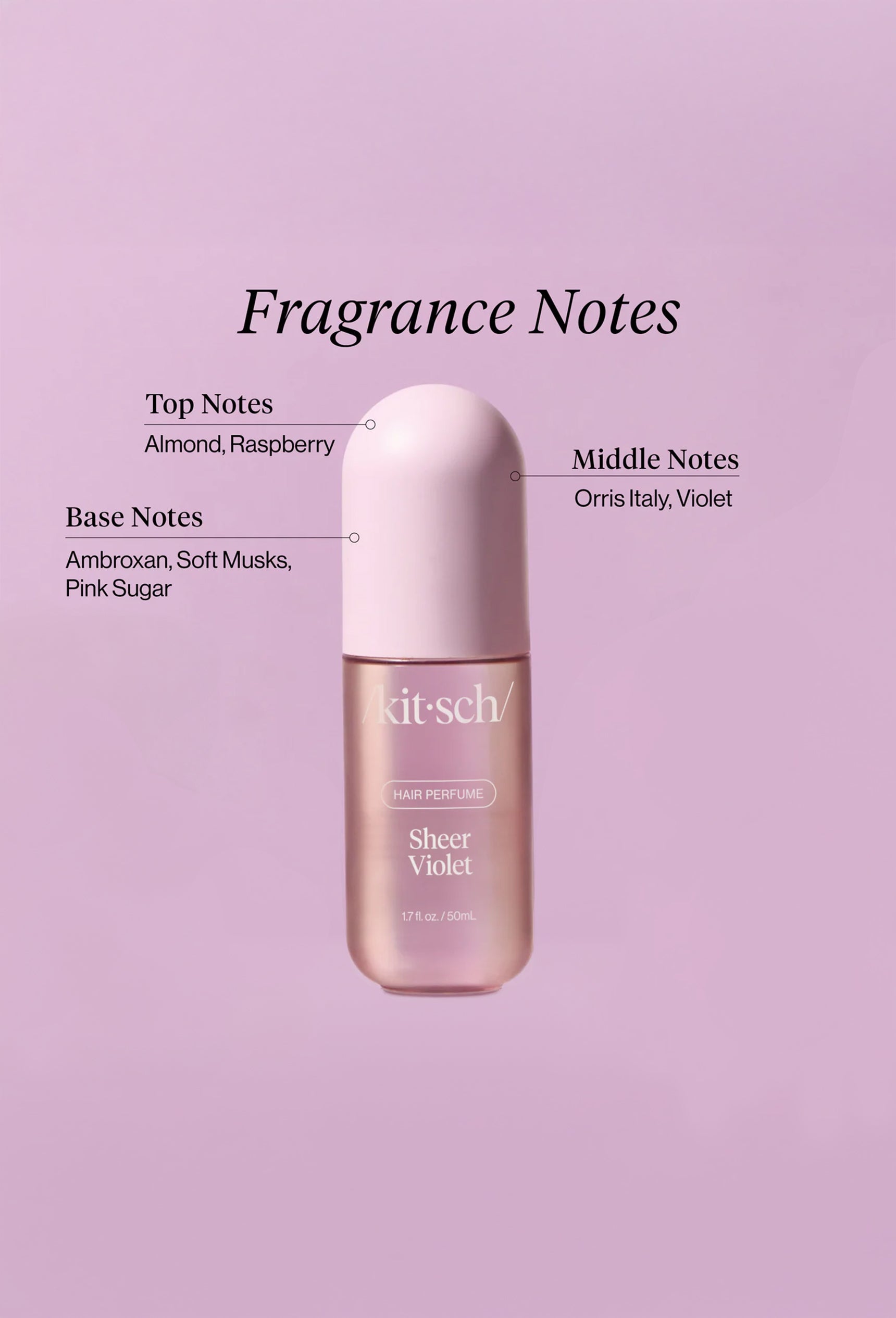 Meet your super-powered hair scent. Powered by a patented odor-eliminating technology, this Hair Perfume quickly refreshes your hair in between washes. This perfume features a perfect mix of&nbsp;raspberry, violet, and soft musk&nbsp;notes for a delicate yet decadent aroma.