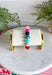 Add a playful pop of color to your everyday stack with this beaded bracelet from Garden Party. A cheerful mix of pink, burgundy, orange, blue, and green beads creates a colorful statement, while small gold beads in between each add just the right amount of shine. The pull-on design makes it easy to slip on and go, whether you wear it by itself or mix it into your favorite bracelet stack. It’s an easy way to bring a little extra color and personality to everything from cozy sweaters to everyday denim.