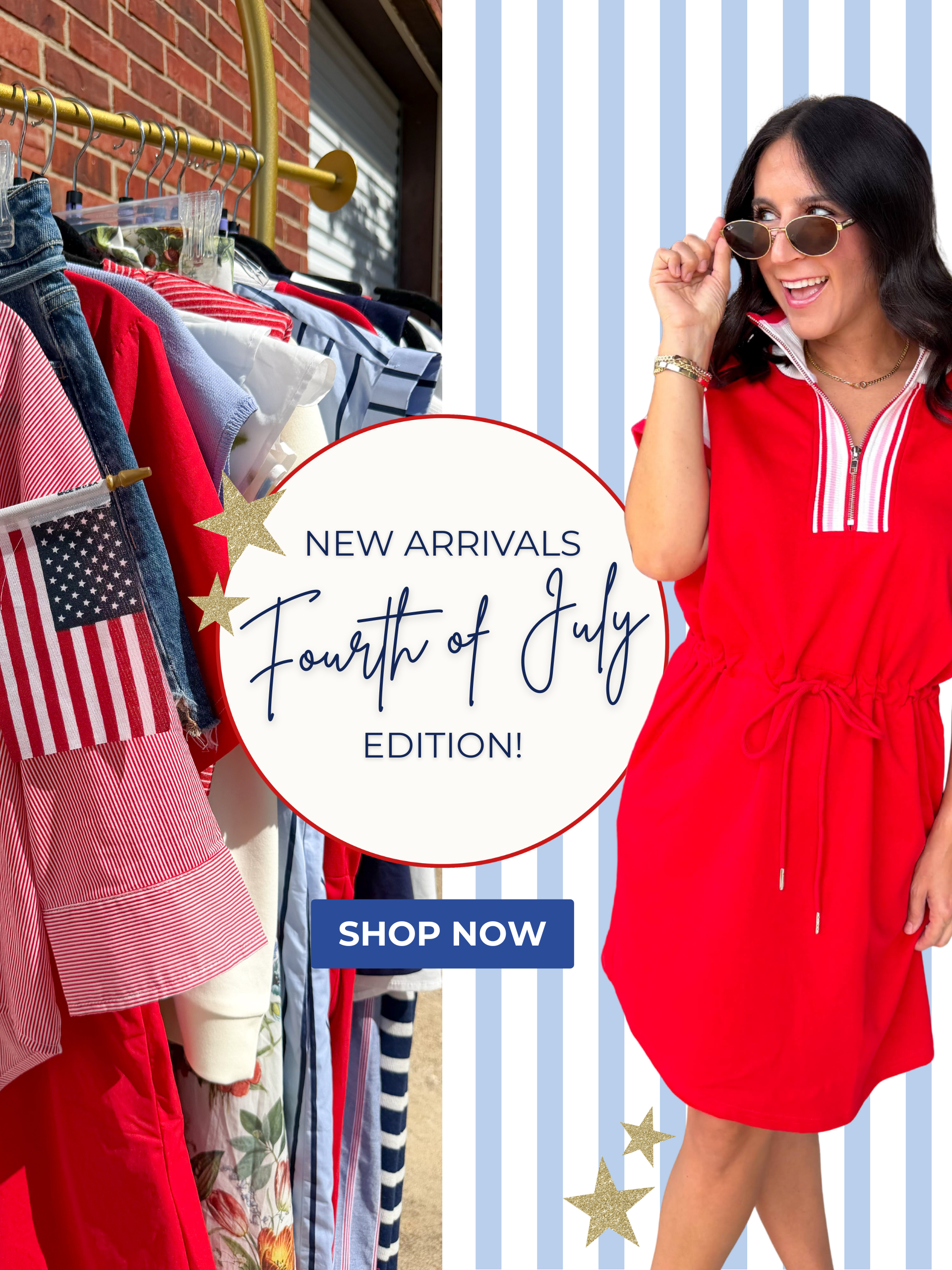 4th of july new arrivals red white and blue 