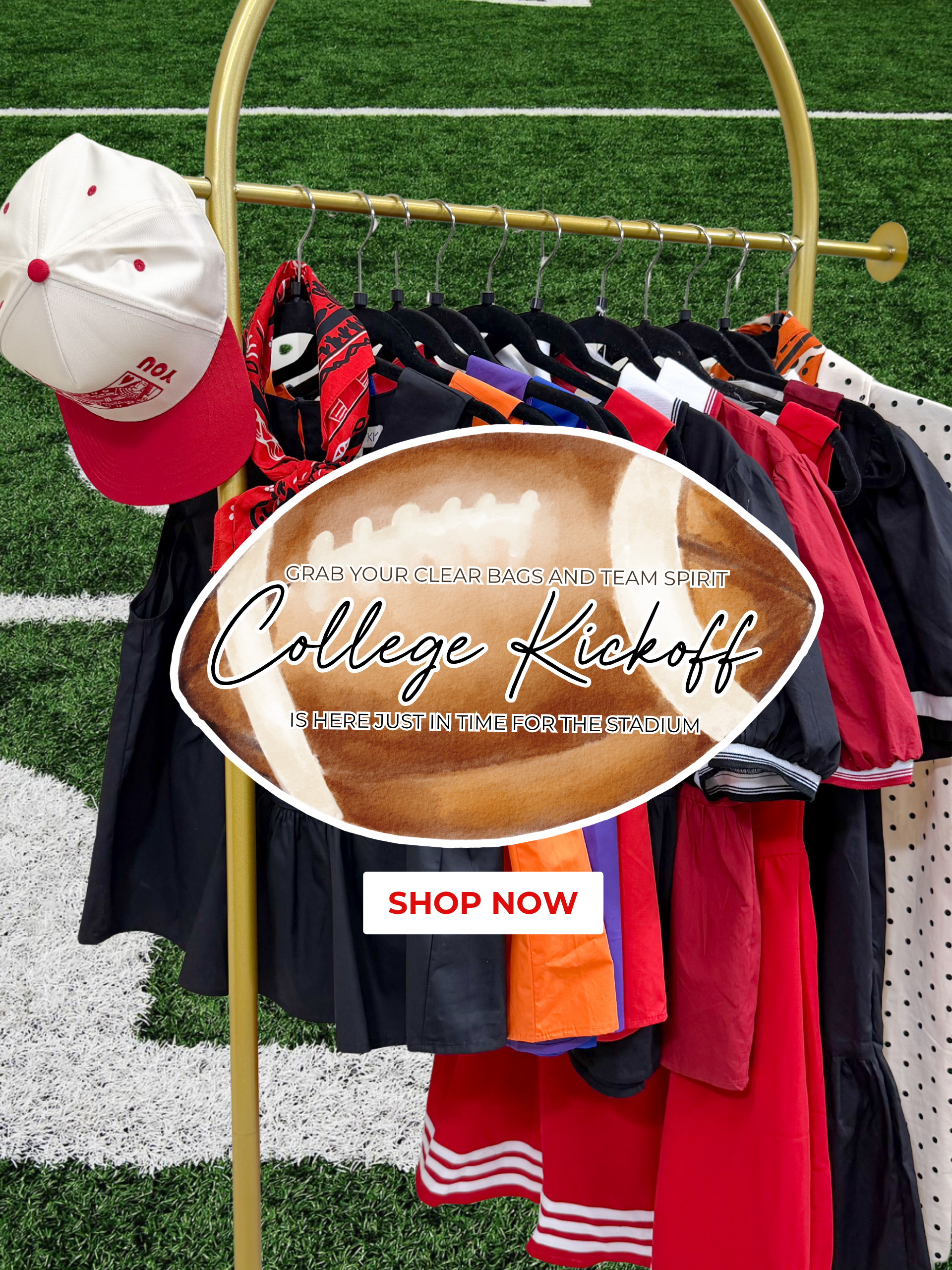 Grab your clear bags and team spirit, college kick off is here just in time for the stadium!