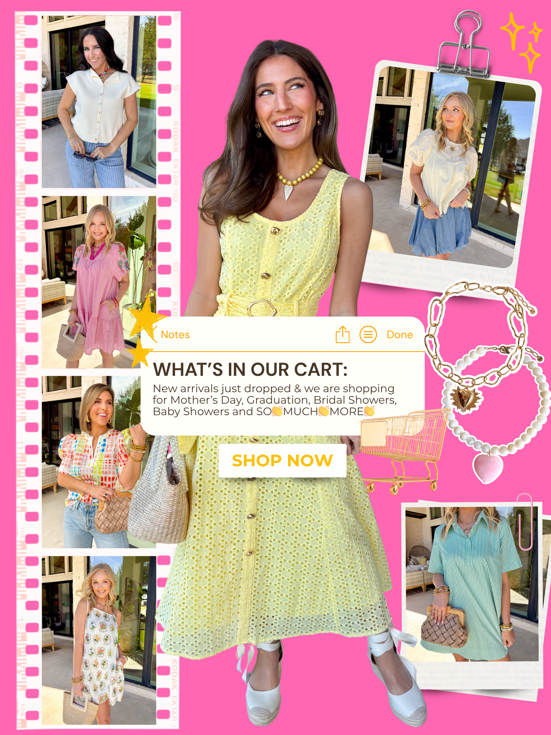 What’s in our Cart:New arrivals just dropped & we are shopping for Mother’s Day, Graduation, Bridal Showers, Baby Showers and SO👏MUCH👏MORE👏