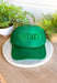 Mother Trucker Hat in Green - Groovy's