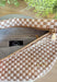 Pretty Simple Woven Westlyn Bum Bag in Woven Checkered Tan - Groovy's