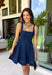This dark wash denim dress is the kind of timeless staple you'll wear season after season! The flattering A-line silhouette creates an easy, feminine shape, while the rich dark wash gives it a polished feel that's perfect for transitioning into fall. Designed with a sleek zipper closure and a touch of stretch for comfort, this dress is as easy to wear as it is stylish. Whether you're heading to brunch, a football game, or a casual date night, this versatile piece makes getting dressed effortless.