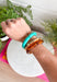 This set of three bracelets is the easiest way to add a little extra to your summer look! Blending turquoise beads, classic gold, and tortoise shell, this set creates an effortlessly styled, perfectly layered look. The mix of textures and tones makes it super versatile—easy to wear with everything from casual outfits to more dressed-up looks. Just slip them on and go for an instant accessory upgrade. Whether you're heading out for the day or packing for vacation, this set is a go-to. 