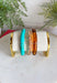 This set of three bracelets is the easiest way to add a little extra to your summer look! Blending turquoise beads, classic gold, and tortoise shell, this set creates an effortlessly styled, perfectly layered look. The mix of textures and tones makes it super versatile—easy to wear with everything from casual outfits to more dressed-up looks. Just slip them on and go for an instant accessory upgrade. Whether you're heading out for the day or packing for vacation, this set is a go-to. 