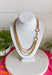 This gold layered chain necklace with a horse bit detail is the perfect blend of trendy and timeless for summer styling! The layered look gives you that effortlessly styled feel without the extra work, while the horse bit detail adds a classic, elevated touch. At 19.5" in length, it sits perfectly to make a statement on its own or pair with shorter chains for a stacked look. Whether you're dressing up a simple tank or adding polish to a breezy dress, this piece pulls everything together. 