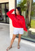 A timeless nod to American pride! This red pullover features “1776” in bold white lettering across the front, making it the perfect piece to celebrate Independence Day and beyond. Classic, patriotic, and easy to style, it’s a go-to for summer holidays, fireworks, and casual days. Made from soft 100% cotton, this pullover is comfortable and breathable while still giving you that cozy feel. 