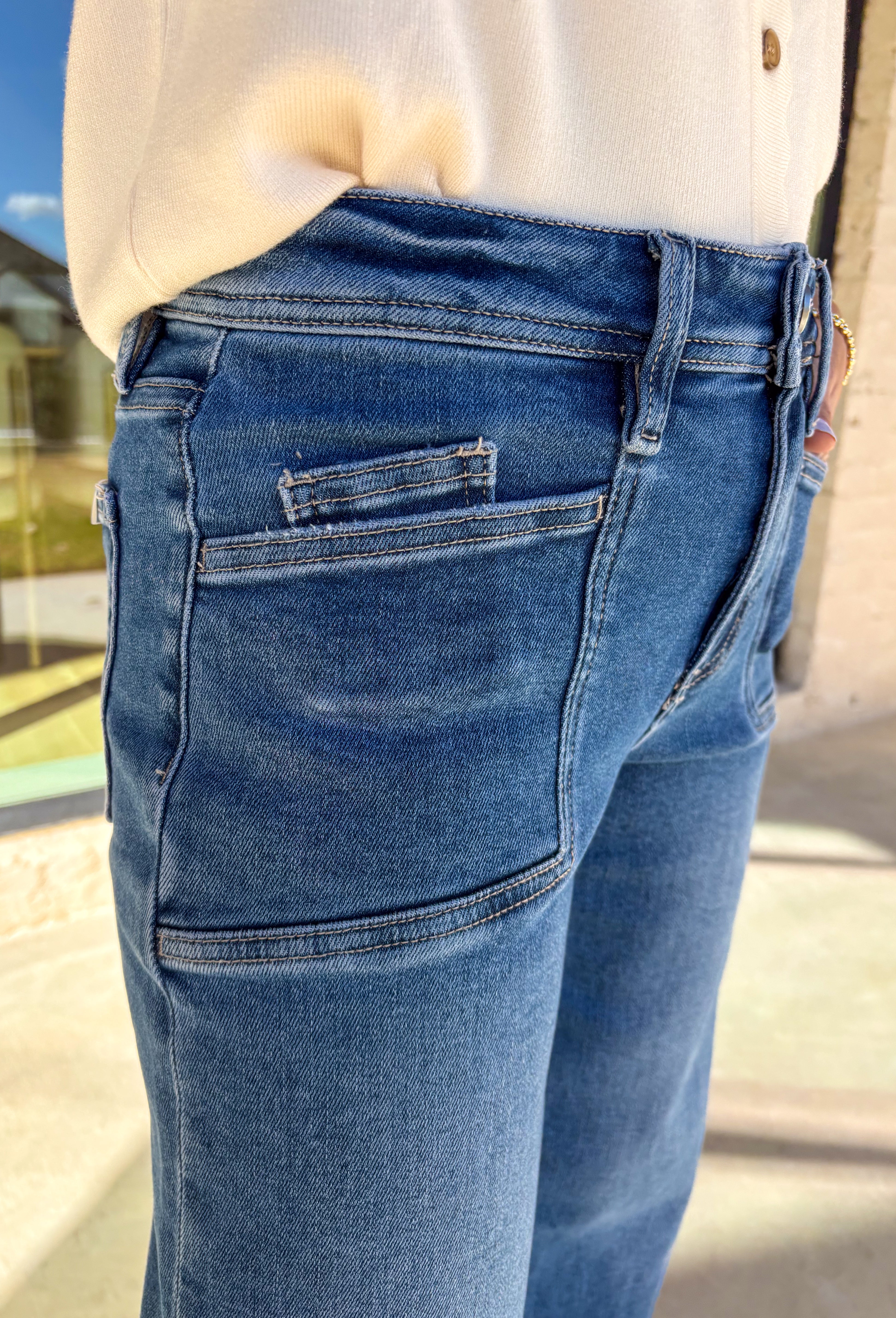 Addison Wide Leg Jean by Lovervet