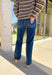 Sleek meets laid-back in these dark wash slim wide jeans from Vervet. The flattering high-rise fit and straight-but-wide leg shape make them an easy choice for pairing with everything from cozy sweaters to tailored blouses. The raw edge hem adds a touch of casual edge, perfect for dressing up or down. With a soft cotton blend and a hint of stretch, they’re comfortable enough for all-day wear while still holding their shape—your new go-to denim for the season.