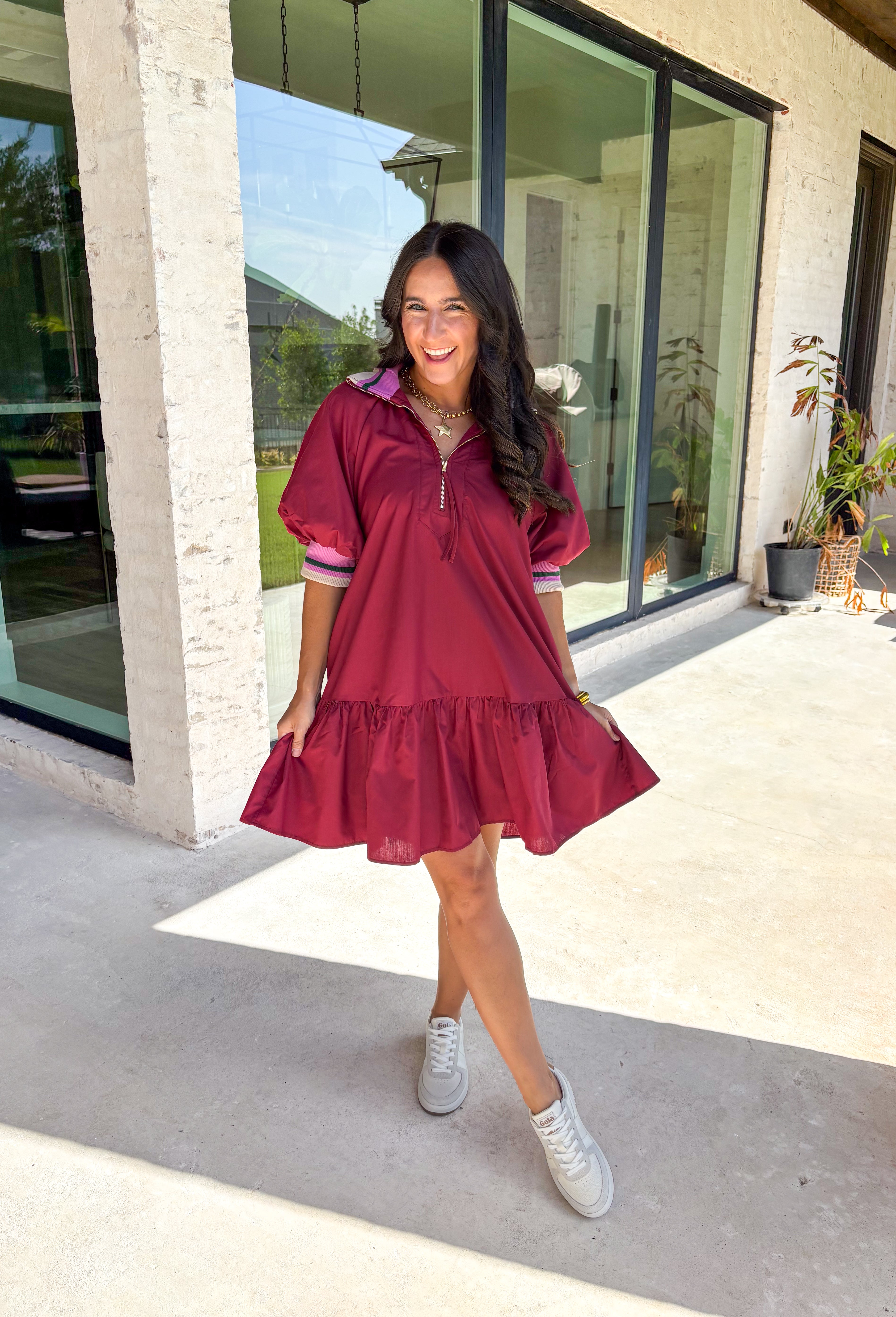 All Coming Together Dress - Groovy's