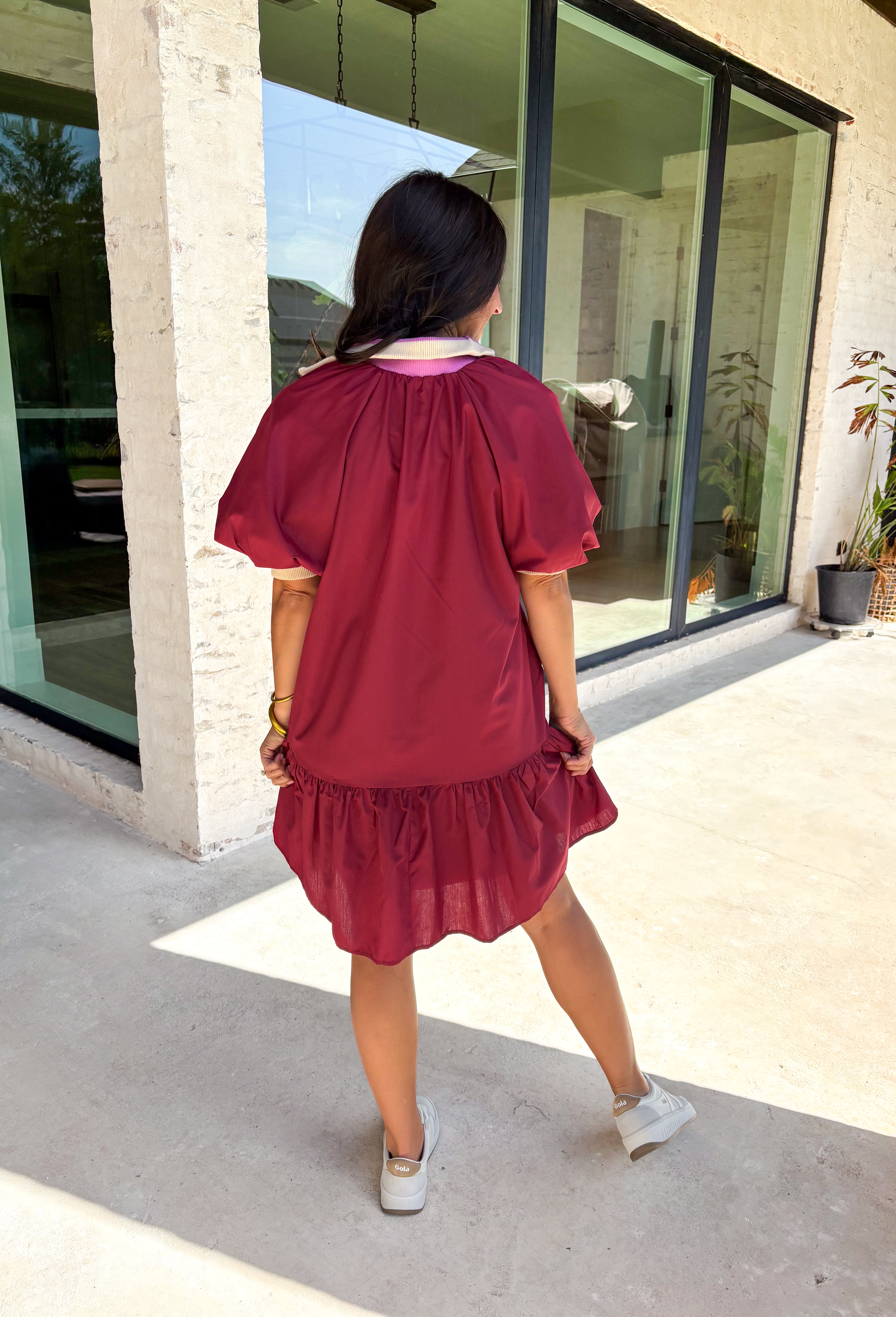 All Coming Together Dress - Groovy's