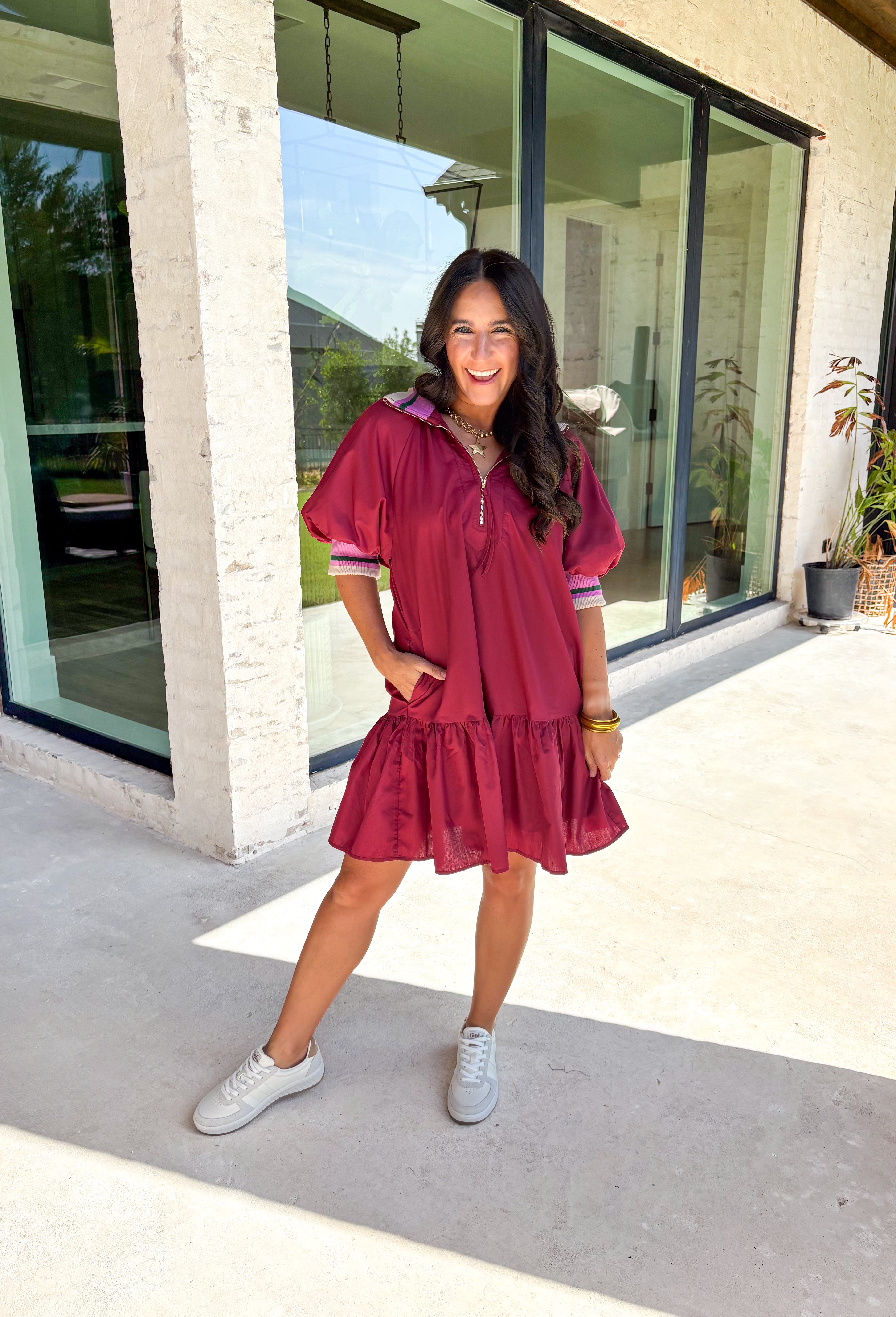 All Coming Together Dress - Groovy's