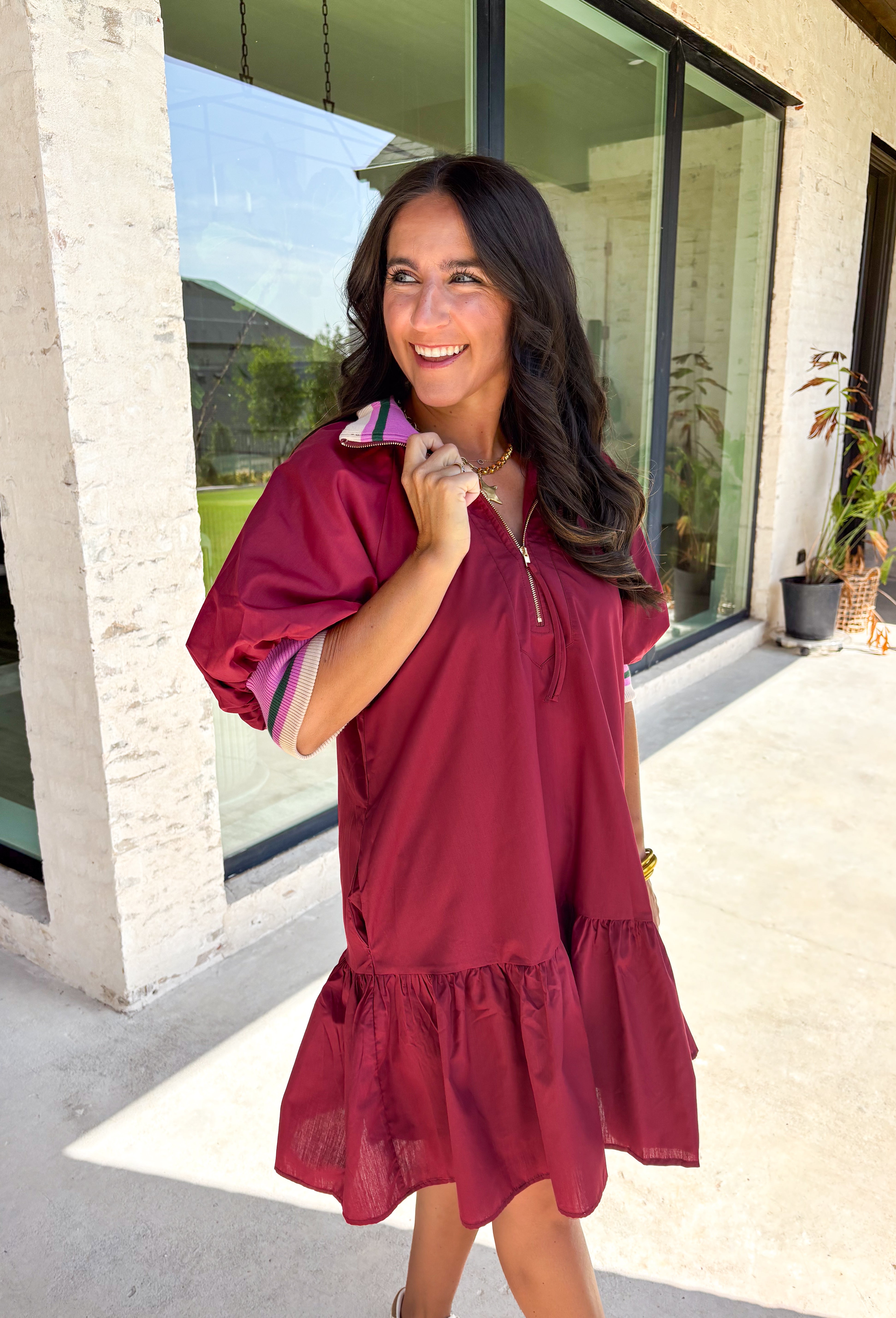 All Coming Together Dress - Groovy's