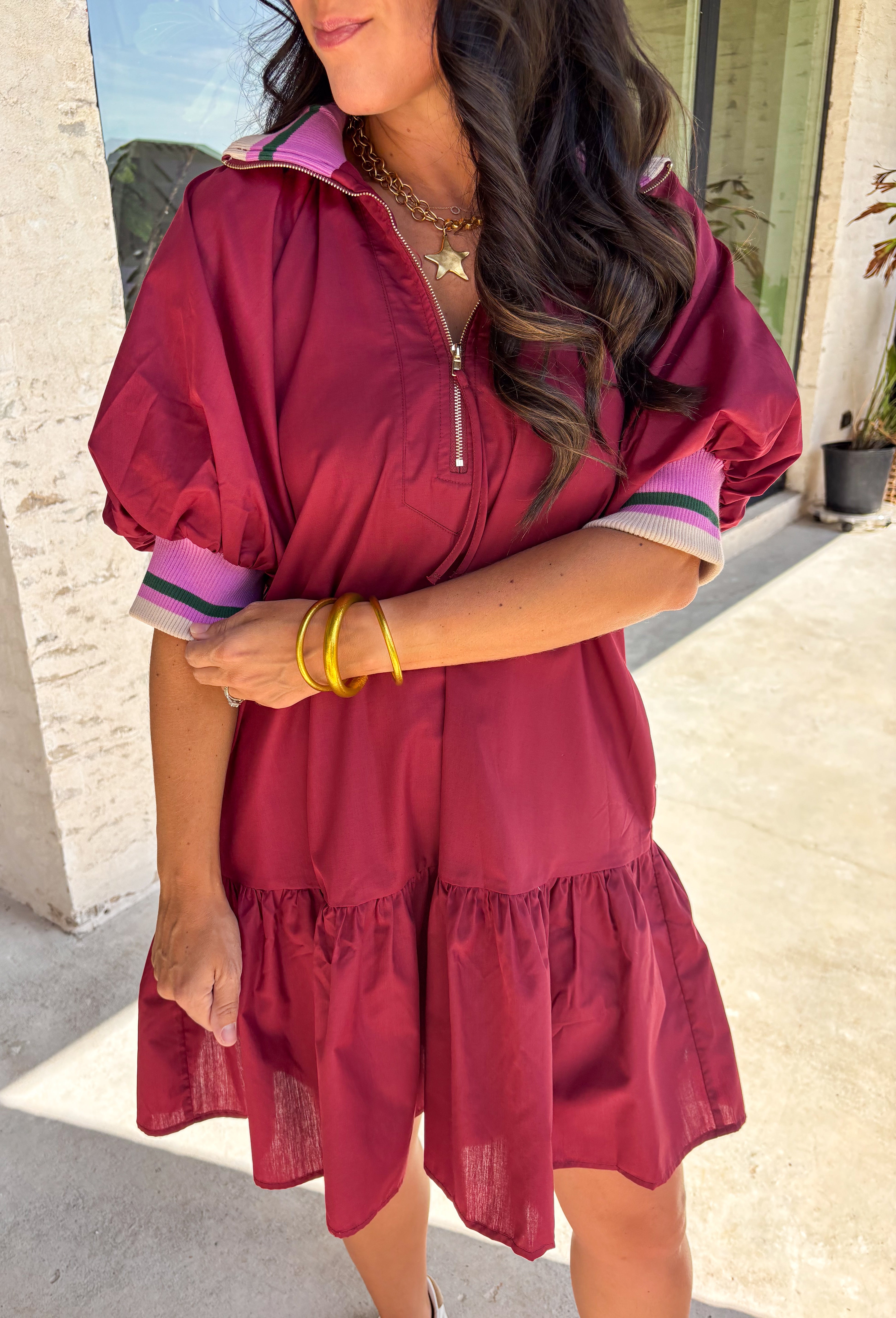 All Coming Together Dress - Groovy's