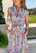 Along The Way Floral Midi Dress - Groovy's