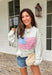 This heather grey pullover is the perfect cozy-meets-festive piece for your summer celebrations! Featuring red and white stripes with a blue and white gingham flag, it brings a fun, playful take on classic patriotic style. The mock neck adds a slightly elevated feel, while the soft cotton fabric keeps it comfortable for those breezy summer nights—think fireworks, lake evenings, or early morning coffee runs. It’s an easy throw-on piece that still feels festive and put together. 