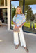 This short sleeve light blue top by Umgee is such a sweet and easy way to bring a little spring color into your everyday look. The floral print features soft pops of peach, white, and green for a fresh, pretty vibe that pairs perfectly with denim, white jeans, or even shorts once the weather warms up.The fabric has a light stretch that makes it easy to move in and super comfortable for all-day wear—whether you’re heading to work, running errands, or meeting friends for lunch. 