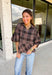 Autumn Leaves Plaid Top - Groovy's