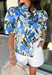 Fresh, feminine, and perfect for spring, this off-white button-down top by Entro is an easy standout. Featuring a blue floral print with pops of hunter green, it gives you the prettiest mix of color while still feeling classic and wearable. The ruffle neckline adds a sweet, polished touch, and puff sleeves bring that soft, feminine silhouette we love. Made from breathable cotton, this top is perfect for sunny days, brunch plans, and effortless spring outfits.