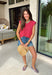 This red stripe tank is the ultimate classic for summer—especially for all your 4th of July plans! The white stripe print keeps it timeless, while the muscle tank style with soft shoulder pads adds that structured, on-trend touch. The elastic hem creates a flattering, easy shape that pairs perfectly with denim or shorts. Made from a lightweight, breathable blend, it’s comfortable enough for all-day wear—from backyard BBQs to fireworks. This is one of those effortless pieces that always looks put together.