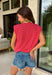 This red stripe tank is the ultimate classic for summer—especially for all your 4th of July plans! The white stripe print keeps it timeless, while the muscle tank style with soft shoulder pads adds that structured, on-trend touch. The elastic hem creates a flattering, easy shape that pairs perfectly with denim or shorts. Made from a lightweight, breathable blend, it’s comfortable enough for all-day wear—from backyard BBQs to fireworks. This is one of those effortless pieces that always looks put together.
