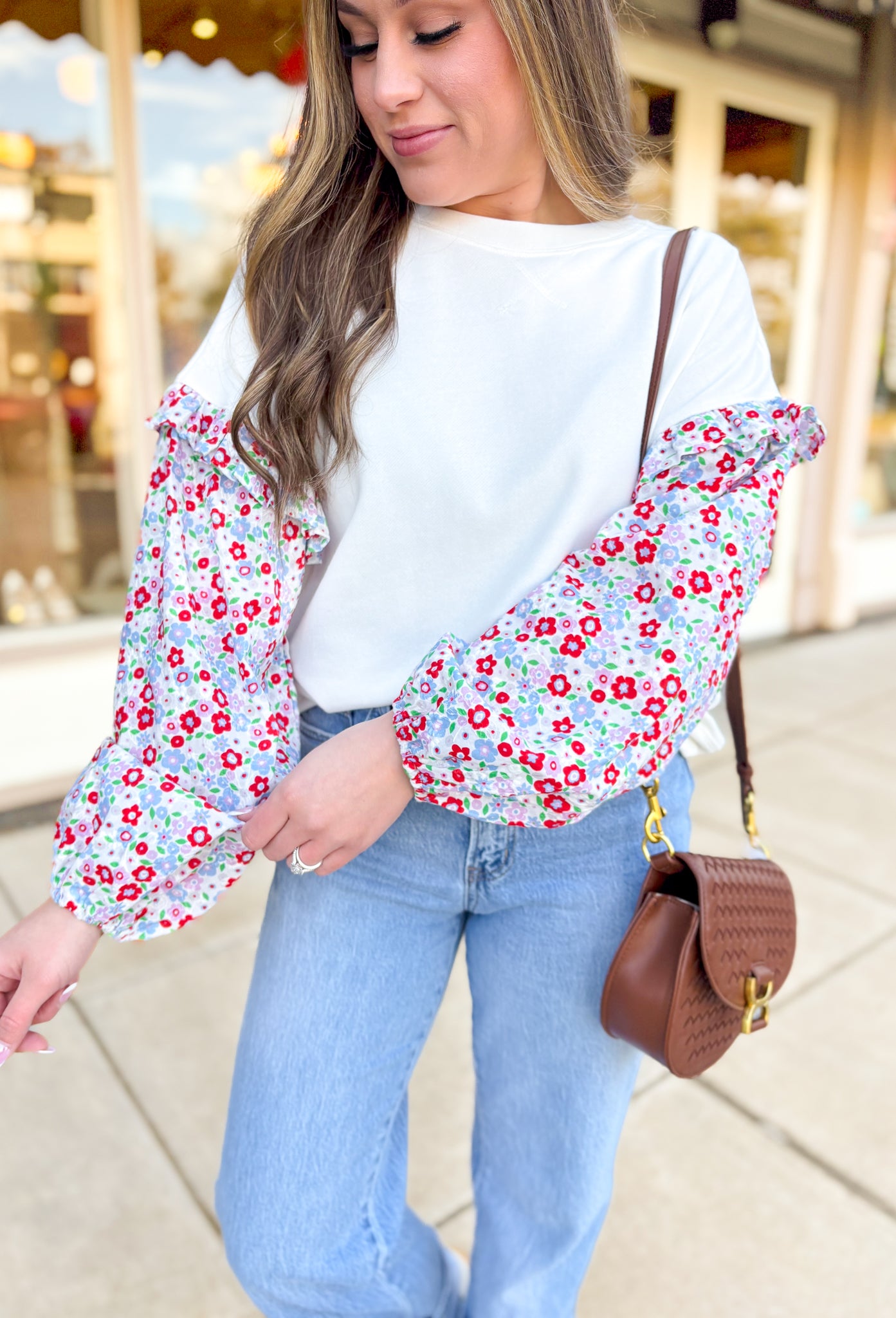 Blooming Charm Ruffle Top