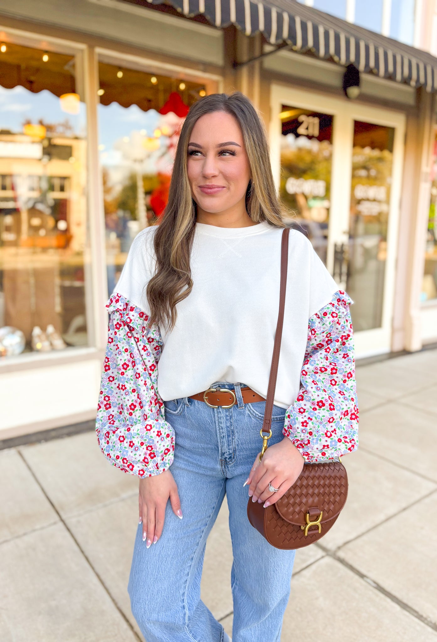 Blooming Charm Ruffle Top