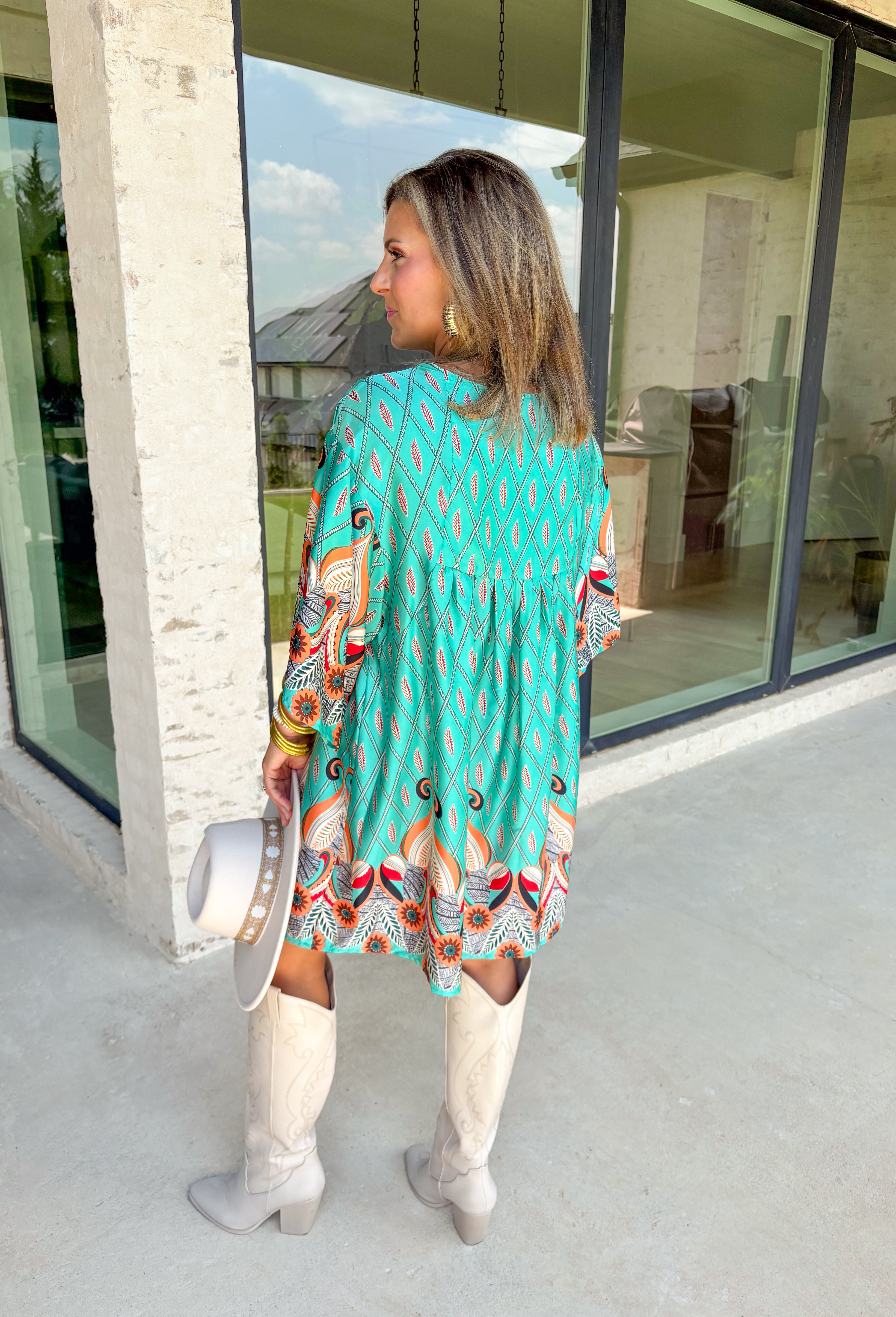 Boho Feels Dress - Groovy's
