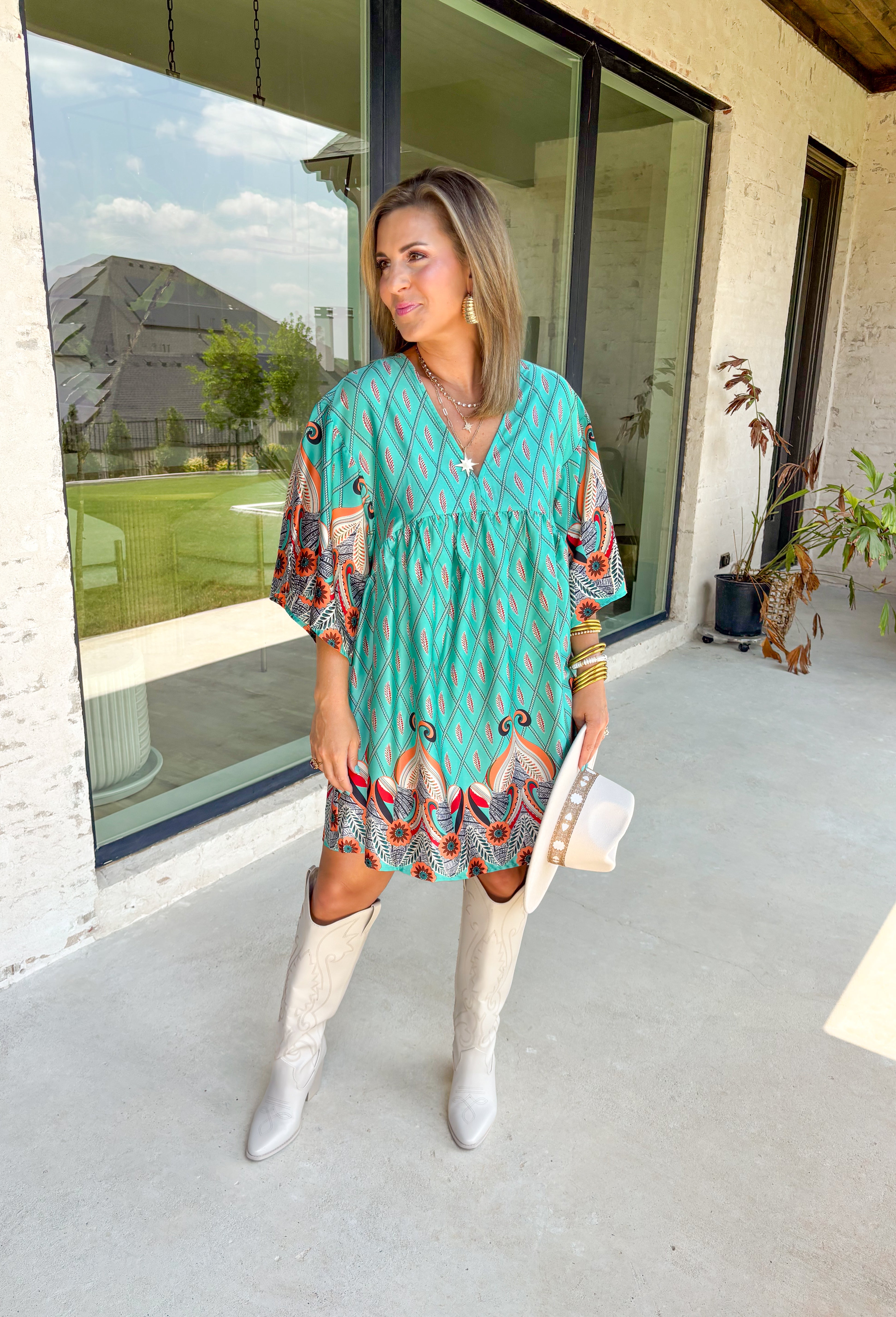 Boho Feels Dress - Groovy's