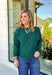 Breezy City Sweater in Green - Groovy's