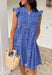 Easy, breezy, and full of tropical charm! This blue short sleeve tiered dress features a beautiful white embroidered leaf print that gives it that fresh, getaway-ready feel. The flowy tiered silhouette adds movement and comfort, making it perfect for warm spring days. Finished with embroidered trim on the sleeves for an extra touch of detail, this dress blends relaxed style with a polished look. 
