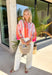 This colorful stripe button down top is bringing all the sunset-inspired summer vibes! With shades of pink and coral, it adds the prettiest pop of color while still feeling soft and easy to style. Lightweight and breathable, it’s perfect for layering over a tank or wearing on its own for an effortless, put-together look. The classic button down design keeps it timeless, while the vibrant stripes make it stand out. 