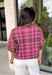 Add a cozy pop of pattern to your everyday wardrobe with this charming sweater from Entro. Designed in a pink and brown plaid knit, this short sleeve sweater is the perfect blend of classic style and seasonal warmth. The soft, cozy knit makes it comfortable enough for all-day wear, while the timeless plaid pattern adds effortless charm to any outfit. 