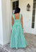 Fresh, crisp, and made for sunny days! This green and white stripe sleeveless midi dress brings a clean, classic look with just the right touch of femininity. The subtle ruffle detail along the sleeves adds a soft, playful feel, while the tailored silhouette keeps it polished and easy to wear. Designed with a hint of stretch and smocking along the back, this dress offers a comfortable, flattering fit. 
