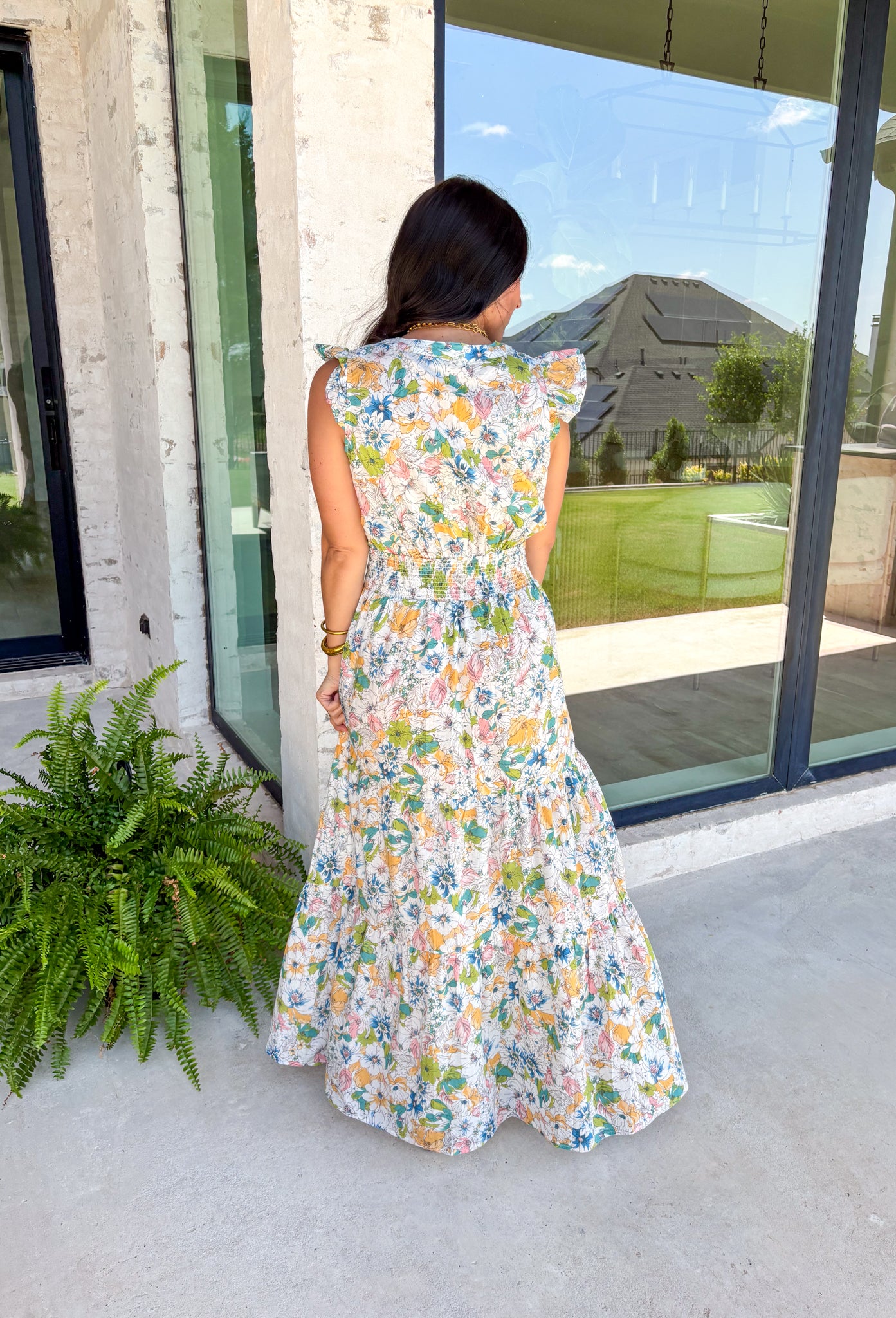Charmingly Yours Floral Maxi Dress - Groovy's