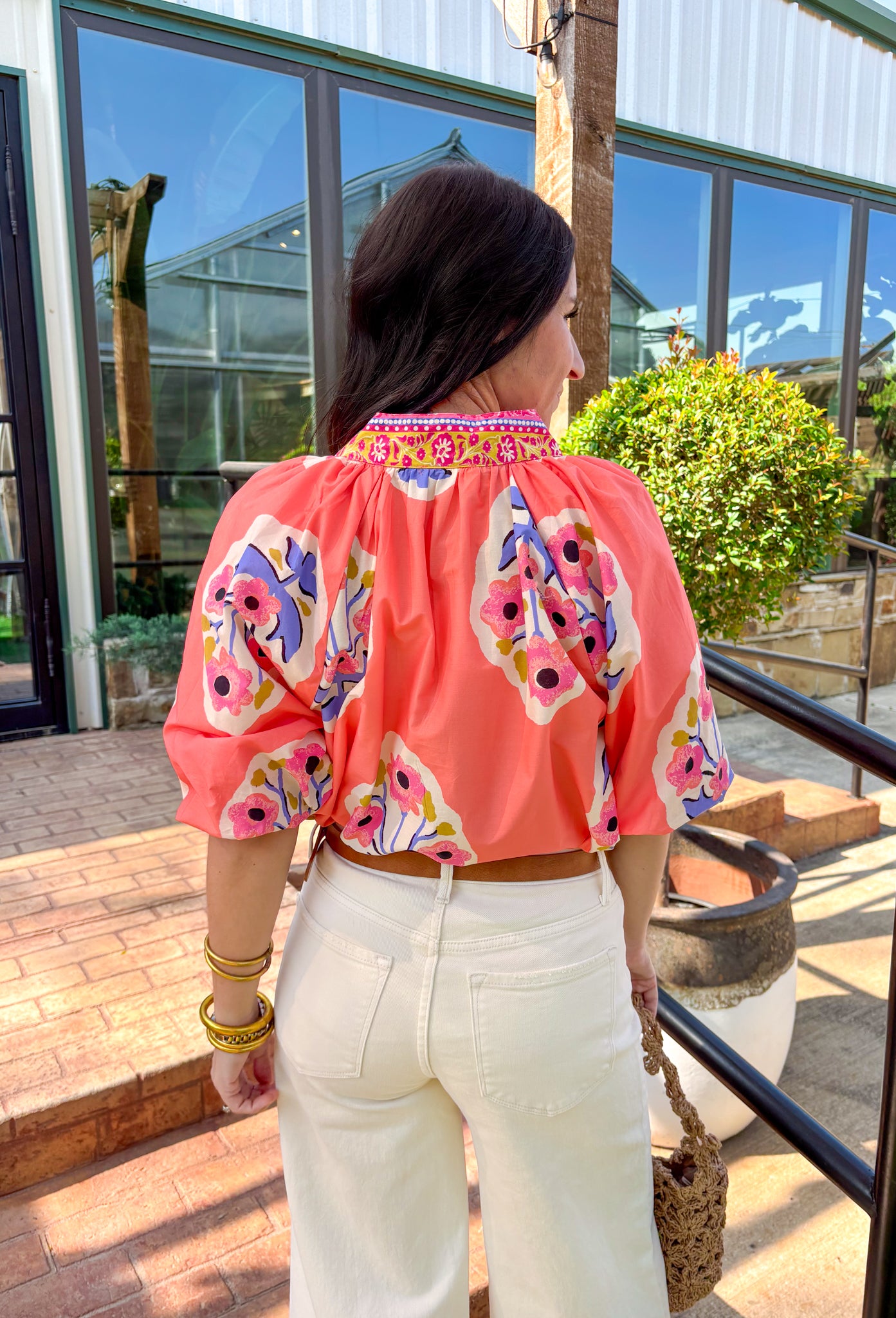 Chasing Joy Floral Top - Groovy's