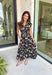 Cherished Moment Floral Midi Dress - Groovy's