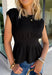 Every wardrobe needs a timeless black top, and this one checks every box! Designed with flattering pleated waist detailing, this sleeveless top creates a polished silhouette that's easy to dress up or down. The soft knit fabric offers all-day comfort, making it perfect for layering under blazers and jackets during the fall or wearing on its own while the weather is still warm. From the office to dinner dates and weekend outings, this versatile piece is one you'll reach for season after season.
